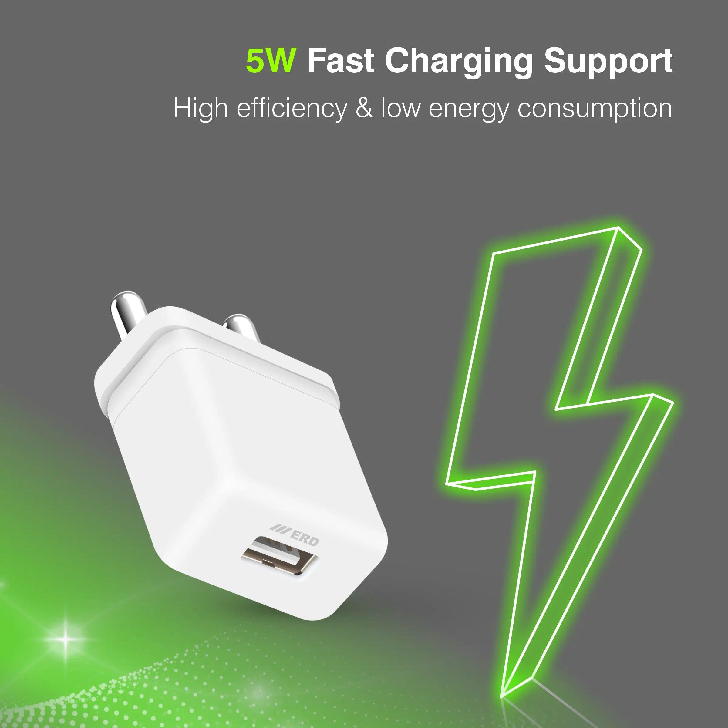 ERD TC-101 USB A Charger Dock 5V/1Amp (5W)